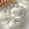 Nuevo Pulsera de Cristal para Mujer Diseño de Nicho ins Hada del Bosque Dulce Mejor Amiga Pulsera de Cuentas de Colores Joyería para Mano de Mujer Al por Mayor