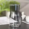 Jarrón pequeño de cristal transparente estilo ins creativo nórdico para flores hidropónicas y secas, adorno de decoración del hogar para la sala de estar