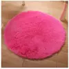Alfombra Redonda Moderna Sencilla de Felpa Lana de Seda Engrosada Sala de Estar Dormitorio Mesita de Noche Felpudo Felpudo Alfombrilla para Mesa de Café Personalización