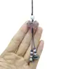 Nuevo Estilo Chino Antiguo Cuentas de Loto Transparentes Cordón Tejido a Mano Bolsa Cadena Colgante Pequeña para Coche Accesorios de Joyería