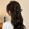 Nuevo estilo primavera y verano pinza de tiburón grande para mujer con un toque de alta gama, no daña el cabello, pinza de pelo para la nuca, accesorio para el cabello
