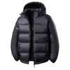 2026 Nueva Chaqueta de Plumas para Hombre Invierno Engrosada Cálida Abrigo de Plumas de Pato Blanco Chaqueta Acolchada con Capucha Protección contra el Frío Ropa de Abrigo