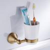 Estilo Europeo Antiguo Cepillado Retro Ferretería Set de Toallero de Baño Estante de Almacenamiento de Toallas Montado en la Pared