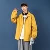 Chamarra Coach para Hombre Primavera Casual Combinable Otoño Color Sólido Talla Grande para Gorditos Traje de Béisbol Top Coreano para Hombre