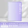 Caderno de folhas soltas destacáveis B5 espessado em cores verdadeiras, confortável de segurar, alto apelo estético estilo macaron, atacado de refil de folhas soltas para encadernação estudantil