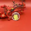 Nuevo Modelo Gato de la Suerte Fortuna Dorado Puro 999 Calcomanía Dorada para Teléfono, Adecuado para Venta al por Mayor, Pequeños Regalos para Amigos y Personas Mayores