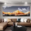 Pintura de porcelana de cristal con fondo de montaña, una lujosa decoración para sofá de sala de estar, una nueva pintura de paisaje estilo chino, adecuada para salas de té y oficinas.