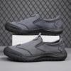 Zapatos de Seguro Laboral Zapatos de Hombre Otoño Transpirables Slip-on Zapatos Flojos Zapatos Slip-on para Hombre Sólidos Zapatos de Trabajo Casuales Zapatos de Montañismo