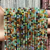 Fornecimento Direto da Fábrica Pedra Natural Contas Redondas Pequenas Contas de Arroz Turmalina Cristal Agata Contas Redondas Materiais DIY para Artesanato Acessórios para Pulseiras
