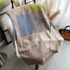 Lenço de carruagem europeu e americano imitação de caxemira feminino para ar condicionado espesso quente versátil xale simples lenço de moda atacado