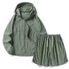 Conjunto de Shorts com Proteção Solar UPF50 para Casal Outdoor Montanha Conjunto de Duas Peças Unissex Esportes de Lazer ao Ar Livre Traje de Proteção Solar