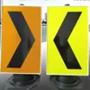 Sinalizadores de Direção com Cones de Sinalização, Placas Lineares de Orientação para Obras Rodoviárias, Placas Refletivas Direcionais para Rodovias