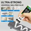 Kineshinex Pegamento Fuerte Adhesivo que No Requiere Taladrar, Pegamento Impermeable Duradero para Fijación en Pared con Fuerte Capacidad de Carga, Adecuado para Oro