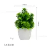 Planta Verde Artificial Pequena em Vaso Venda Quente Transfronteiriça Decoração de Sala de Estar Adereços de Fotografia Planta Verde Recepcionista Planta em Vaso Decorativa