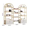 Vitrina de cosméticos producto salón de belleza gabinete estante vitrina de arte de uñas joyería estante de almacenamiento para cuidado de la piel multicapa