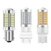 Luzes LED para Carro 1156 1157 5730 5630 Luzes de Freio 33 LEDs Luzes de Seta 7443 3157 Luzes de Ré