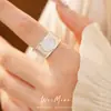 Anillo Abierto de Piedra Ovalada Chapado en Oro Real de 18K, Anillo de Estilo Niche de Gama Alta, Estilo Europeo y Americano, Joyería Única y Exagerada