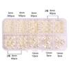 Caja Blanca Perforada/No Perforada de Perlas ABS con 10 Compartimentos, Kit de Accesorios de Materiales para Pulseras Hechas a Mano y Cadenas para Teléfono