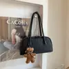 Novos Pingentes para Bolsas Simples Mini Toque de Luxo Bolsas Tote para Férias Preguiçosas para Mulheres Outono Inverno Bolsas de Mão Retrô