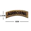 RANGER GRON MOUNTAIN AIRBORNE BOPE Inglês Cotovelo Velcro Pano Adesivo Bordado Patch