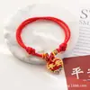 Collar de Año Nuevo para Mascotas Collar para Perro y Gato Tejido a Mano con Cascabel Cuerda Roja Seguro y Festivo Accesorios de Collar de Año Nuevo