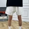 Shorts Casuais Masculinos Verão Soltos Roupa Exterior Shorts de Comprimento Médio Trendy Esportivos Basquete Bordados Shorts Cinco Pontos