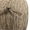 Fio de Cera Misturado de Algodão e Cânhamo 1,5mm Corda Antiga para Encadernação Trançado de Três Fios Quatro Fios DIY Handmade Corda para Amarração Etiqueta