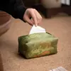 Bolsa de Tejido Brocado Tela de Nube de Pino Brocado Caja de Pañuelos Posavasos Sala de Té Bolsa de Almacenamiento Antipolvo Diaria Venta al por Mayor