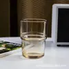 Copo de Palha de Bambu, Copo de Café de Aparência Sofisticada, Copo de Água de Vidro, Copo de Água de Verão, Copo para Bebidas e Sucos, Copo com Letra, Copo de Bambu