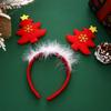 Fivela de cabeça de Natal Chifre de alce de Natal Tiara de Natal cocar feminino Festa de Natal suprimentos crianças adulto grampo de cabelo