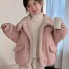 Roupas de Algodão para Meninas Inverno 2025 Novo Estilo Jaqueta Quente para Bebê Jaqueta Acolchoada de Algodão para Menina Roupas de Inverno Espessas Estilosas para Crianças Roupas de Algodão