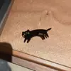 Grampo de Cabelo de Acetato Gatinho Menina Fofa Coreano e Japonês Clipe de Bico de Pato Versátil Redutor de Idade Franja Cabelo Lateral Acessório de Cabelo