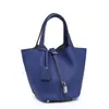 Capa superior piel de vaca H cesta de verduras para el hogar bolso cubo moda transfronteriza bolso tote de gran capacidad bolso de cuero para mujer venta al por mayor de fábrica