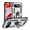 Para Pixel 9A Estuche de Armadura con Soporte Anticaídas 2 en 1 Funda Protectora con Anillo para Coche Pixel 9