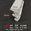 Tira de sellado a prueba de polvo para puertas y ventanas en forma de torre Relleno de huecos para ventanas de aleación de aluminio en forma de media luna Tira de sellado en forma de media torre