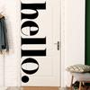 Zsz1753 creativo nuevo comercio exterior inglés HOLA pegatinas de puerta pegatinas de refrigerador sala de estar dormitorio embellecedoras decorativas pegatinas de pared