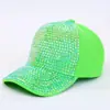 Gorra de Béisbol de Diamantes para Mujer Transfronteriza Moda Retro Protector Solar de Viaje Gorra Totalmente de Diamantes Sombrero Protector Solar para Viajes al Aire Libre
