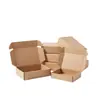 Caja de cartón kraft E-flute de tres capas para avión, 10 cm de ancho, caja para avión, caja de regalo para ropa, caja de papel, caja de embalaje especial para comercio electrónico