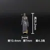 Cavaleiro Antigo Li Baixia Casal Pequenos Enfeites Personagem em Miniatura Bacia de Visualização Enfeites Artesanato em Metal Antigo Atacado