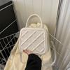 Bolso Galletas 2024 Nuevo Estilo Popular de Este Año Moda Versión Coreana Más Fácil de Combinar Estilo Occidental de Gama Alta Bolso Cuadrado Pequeño Bolso Cruzado