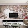 Papel de Parede Estilo Europeu e Americano Luxo Leve Parede Papel de Parede Parede de Fundo para TV Retrô Flor Quarto Sofá Papel de Parede Inteiro