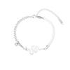 Pulsera Popular de Acero de Titanio Transfronteriza para Mujer, Joyería de Estilo Ins de Nicho, Pulsera de Joyería de Comercio Exterior de Lujo Ligero de Alta Gama para Bricolaje