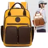Mochila Casual 2026 Verão Nova Grande Capacidade Simples para Aluno do Ensino Fundamental Bolsa Escolar Leve Tecido PU Mochila de Viagem