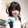 Peruca Star Journey Bob Camadas Cabelo Curto Hanni Mesmo Estilo Diário Peruca Completa Uchihara Eri Adereço de Cabeça Cosplay