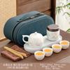 Juego de Té Kung Fu Guofeng Wenchuang Traje Venta al por Mayor Juego de Té para Viaje al Aire Libre Tetera Taza de Té Regalo de Negocios