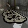 Alfombra de Piso para Baño, Antideslizante, Absorbente de Agua, Felpudo para Entrada de Inodoro, Alfombra Resistente a la Suciedad, Tierra de Diatomeas