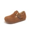 Zapatos Birkenth para Niñas Primavera y Otoño 2024 Nuevos Zapatos de Cuero Retro para Niños Zapatos Pequeños de Cuero Suave Antideslizantes Zapatos Lona