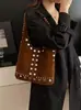Bolso Tote Minimalista Esmerilado Transfronterizo Invierno 2026 para Mujer, Bolso Cruzado Versátil Casual para Hombro/Axila