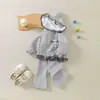 Conjunto con Capucha para Niña Primavera y Otoño Nuevo Bebé Chaqueta con Cremallera y Volantes Pantalones Acampanados Conjunto Elegante y Lindo para Niños