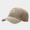 Gorra de béisbol artística suave con diseño de emoticonos para mujer, protección solar para exteriores, otoño e invierno, para hombre
